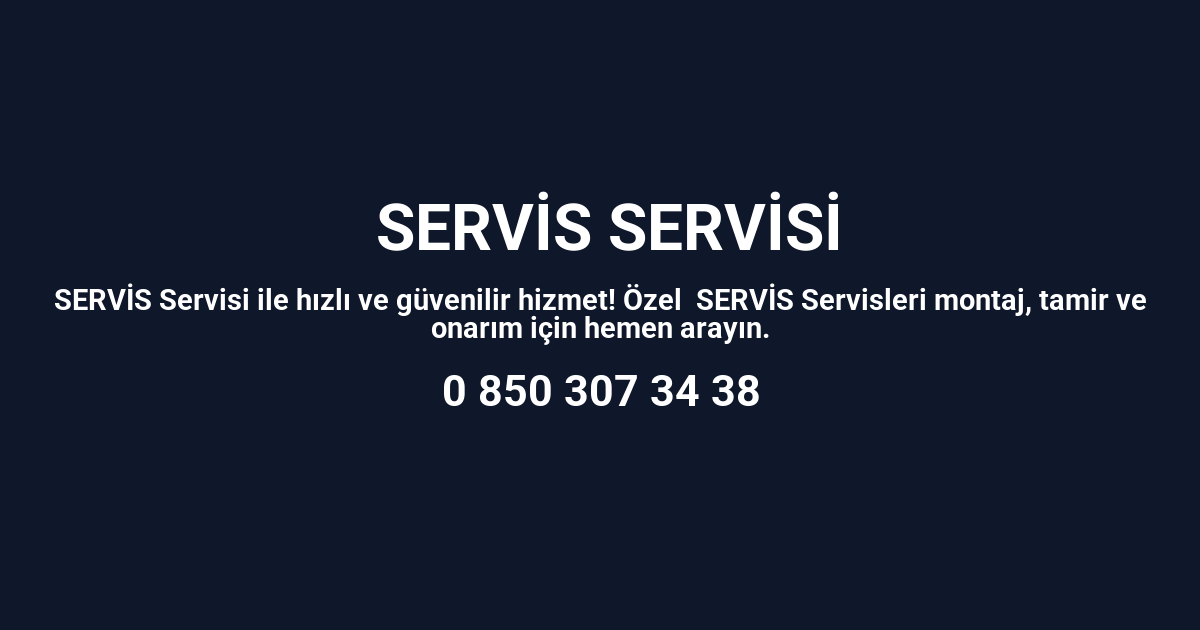 Bayat Öztiryakiler Servisi